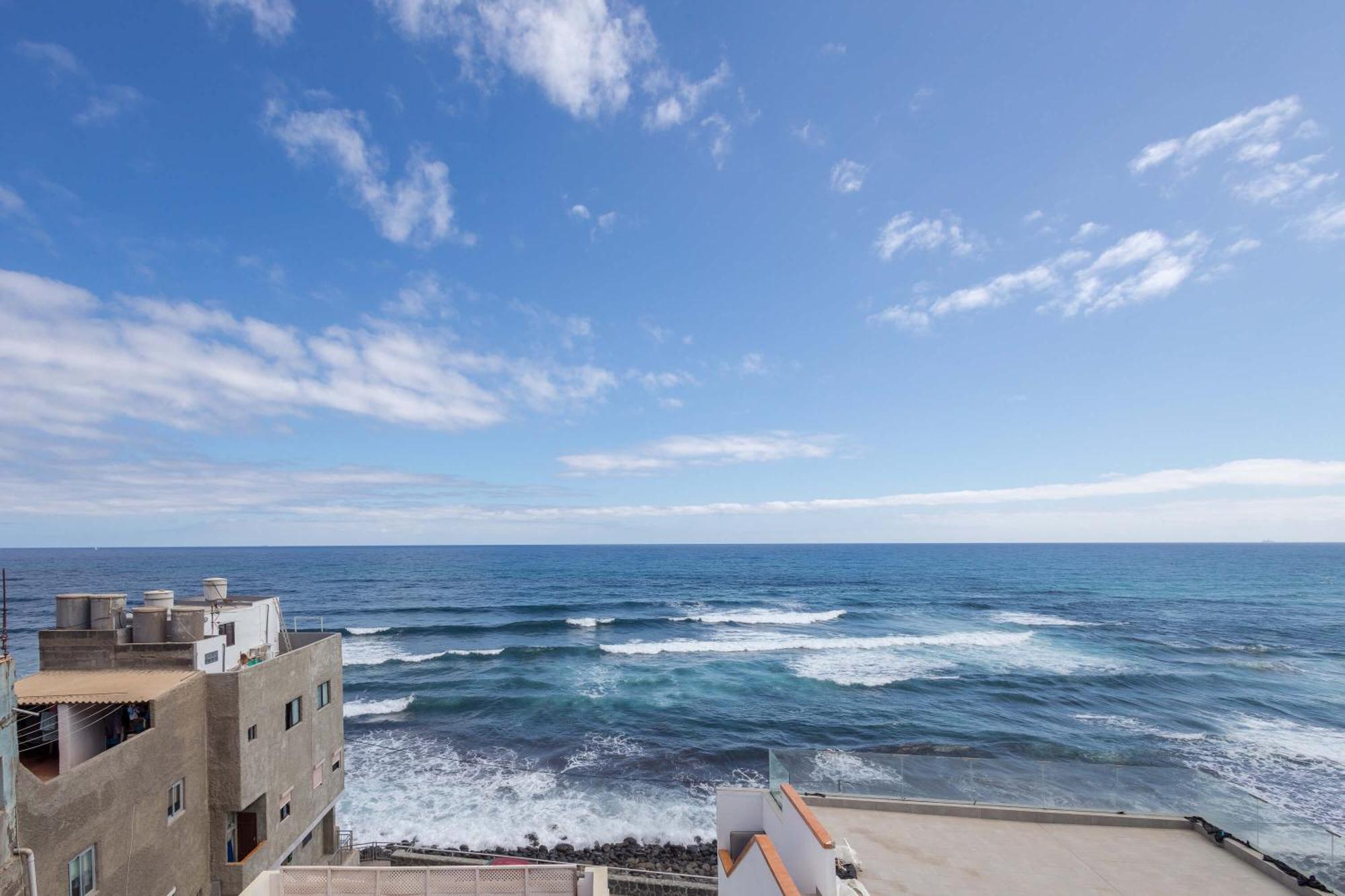 Costa Norte San Andres Studio Con Terraza Compartida Vista Al Mar Trapiche (Las Palmas) Exterior foto